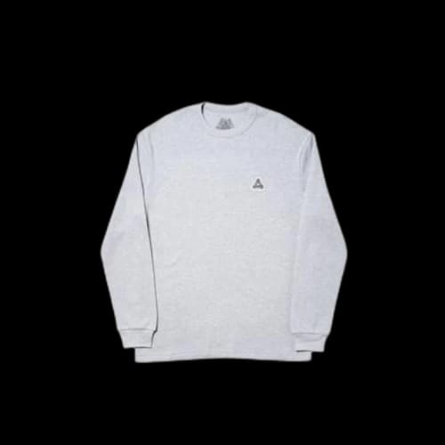 Palace Sofar Waffle Longsleeve Grey Marl