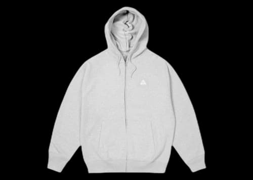 Palace Sofar Zip Hood (SS24) Grey Marl