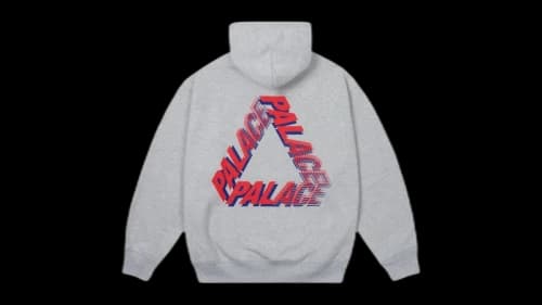 Palace Speed P3 Hood Grey Marl