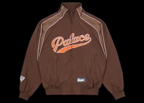 Palace Sport MIT Script Jacket Brown
