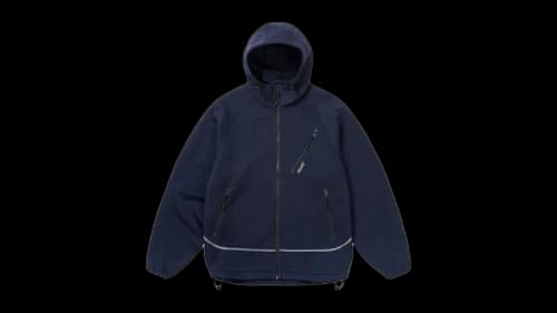 Palace Sporty Zip Hoodie Deep Sea Blue