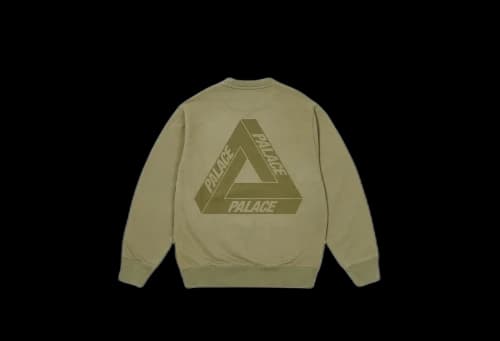 Palace Spray Tri-Ferg Crew The Deep Green (SS24)