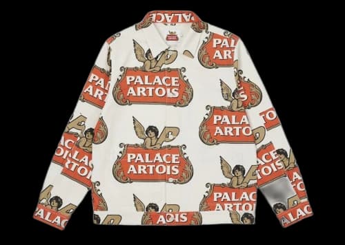 Palace Stella Artois Chore Jacket White/Red/Gold