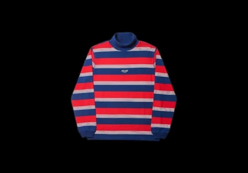 Palace Striped High Roller Top Red/White/Navy