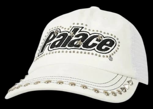 Palace Studded Denim Trucker White