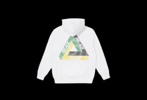 Palace Swirl Tri-Ferg Hood White (FW22)