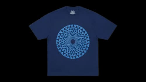 Palace Swirly T-Shirt Navy