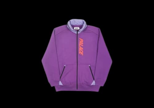 Palace Techno Zip Sweat Purple