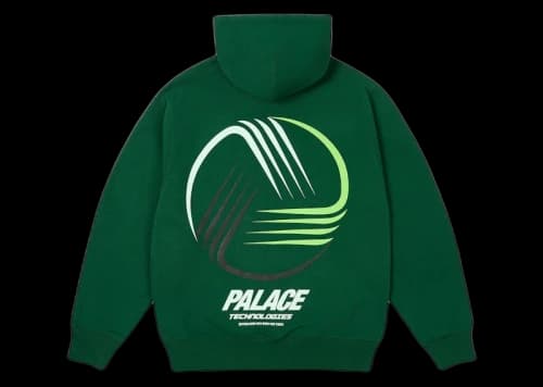 Palace Technologies Hood Racey Green