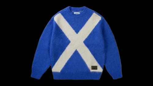 Palace Too Hairy Flag Sweater Scotland