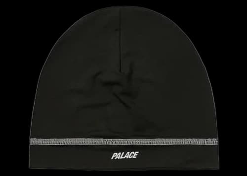 Palace Trail Runner Nein Cuff Beanie Black