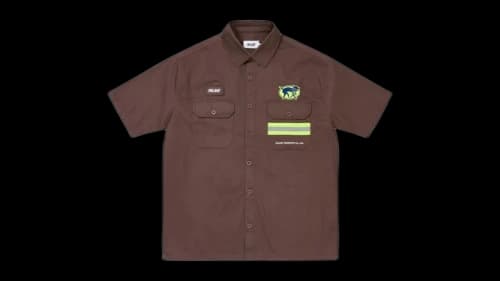 Palace Transport Shirt Brown