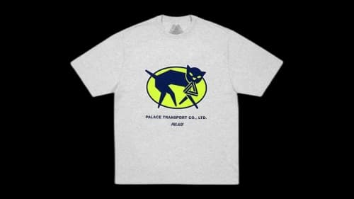Palace Transport T-shirt Grey Marl