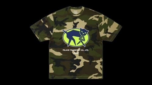 Palace Transport T-shirt Woodland Camo