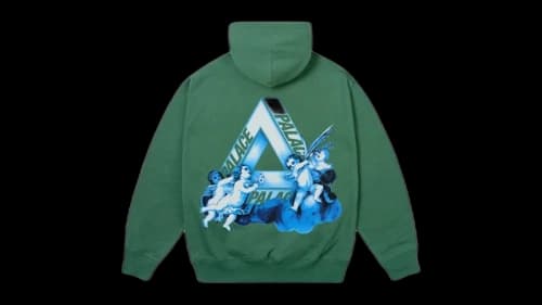 Palace Tri-Angelic Hood Racey Green