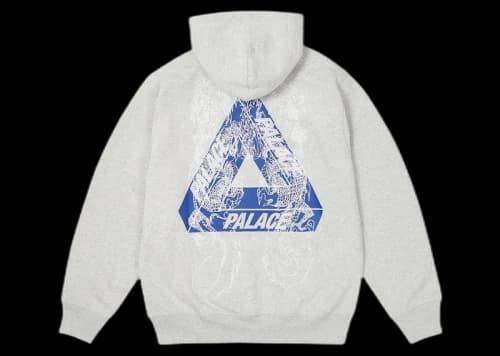 Palace Tri-Dragon Hood Grey Marl