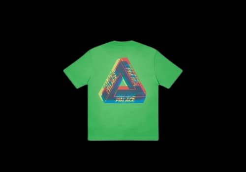 Palace Tri-Ferg Colour Blur T-shirt Light Lime