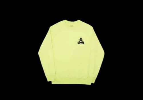 Palace Tri-Ferg Crew Fluro Yellow
