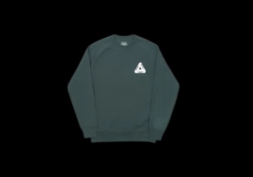 Palace Tri-Ferg Crew Green
