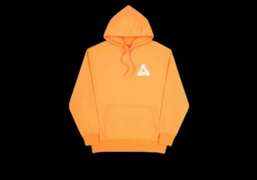 Palace Tri-Ferg Hood Orange/White