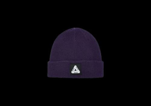 Palace Tri-Ferg Patch Beanie Purple