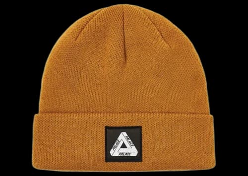 Palace Tri-Ferg Patch Beanie (SS23) Tan