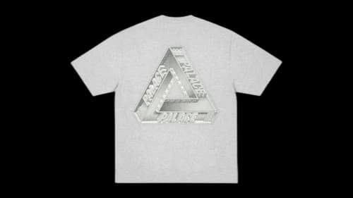 Palace Tri Girders T-shirt Grey Marl