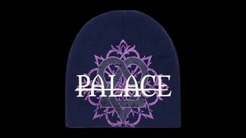 Palace Tri-Gram Nein Cuff Beanie Navy