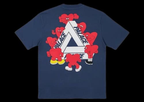 Palace Tri-Hearts T-shirt Navy