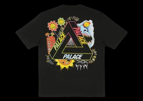 Palace Tri-Lottie T-Shirt Black