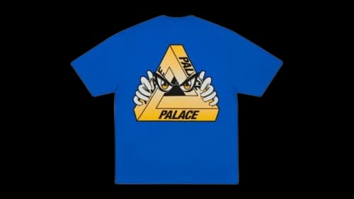 Palace Tri-Peek T-Shirt Blue Berry