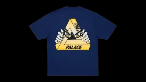 Palace Tri-Peek T-Shirt Navy