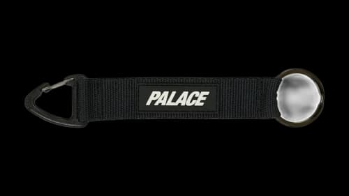 Palace Triangle Webbing Keyring Black