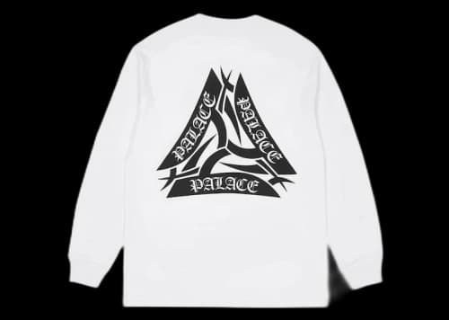 Palace Tribal Tri Longsleeve White