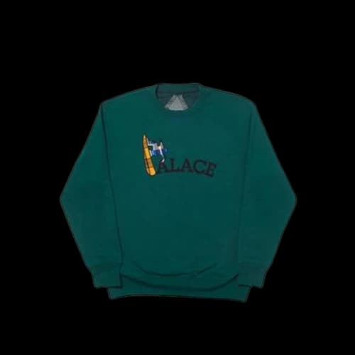 Palace Turf Surf Crew Dark Green