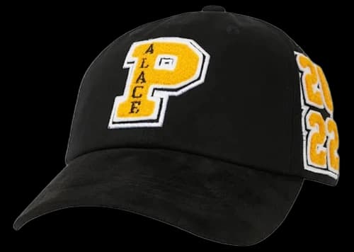Palace Varsity Chenille 6-Panel Black