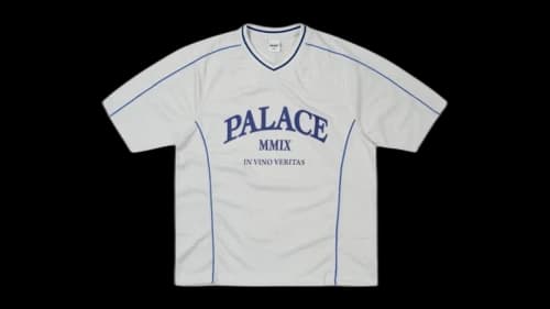 Palace Veritas Mesh Jersey Concrete Grey