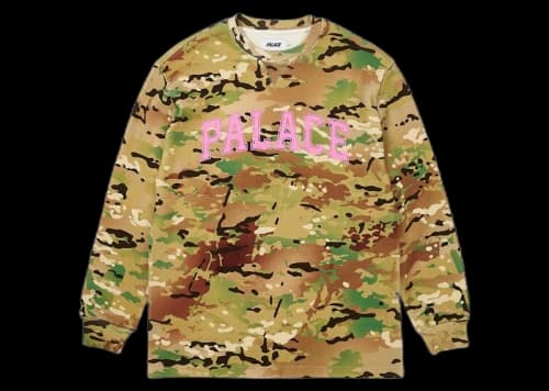 Palace Waffle Longsleeve Camo