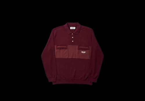 Palace Waffle on Polo Burgundy