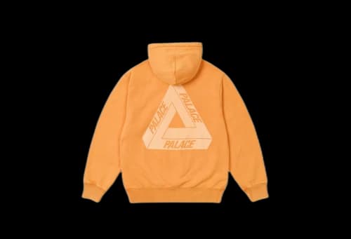 Palace Washed Out Tri-Ferg Hood Orange (FW23)