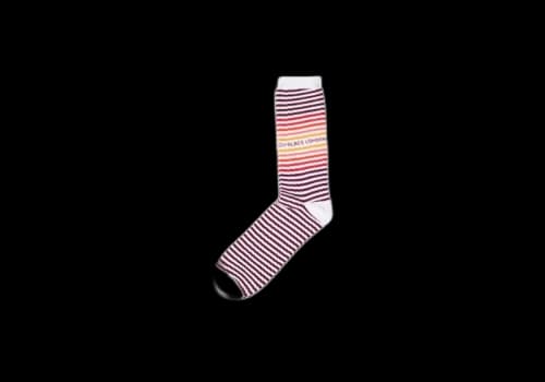 Palace Wavey Stripe Sock White/Red