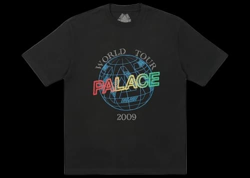 Palace World Tour T-shirt Black
