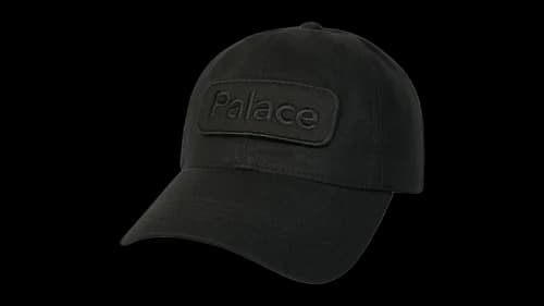 Palace x Barbour Cap Black