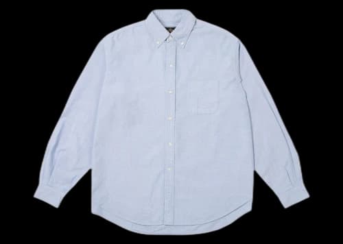 Palace x Beams Plus Button Down Shirt Oxford Blue