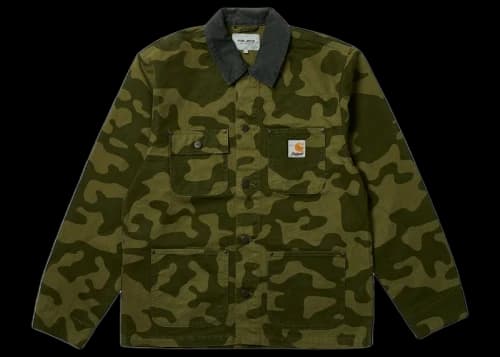 Palace x Carhartt WIP Michigan Coat Dollar Green Camo