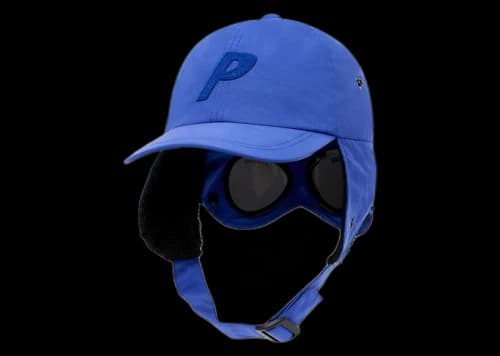 Palace x C.P. Company Goggle Ear Flap P-Cap Bright Cobalt