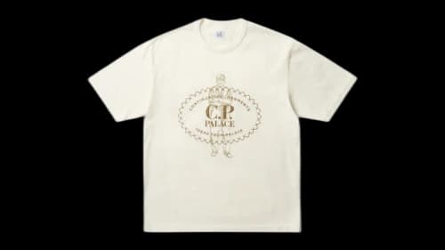Palace x C.P. Company Mercerized Jersey 30/2 Twisted T-Shirt White