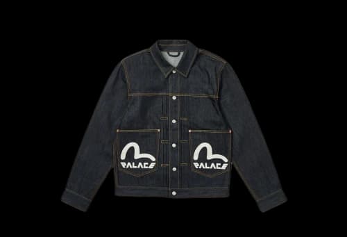 Palace x Evisu Dice Denim Jacket Raw (SS24)
