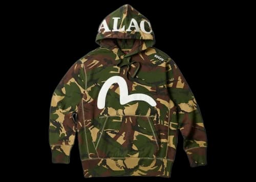 Palace x Evisu Seagull Hood Camo