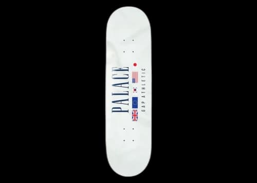 Palace x Gap Skateboard Deck White